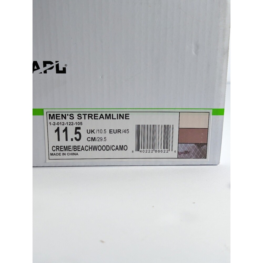 APL Athletic Propulsion Labs Streamline Mens 11.5 Creme Beachwood Camo NIB - Picture 4 of 12